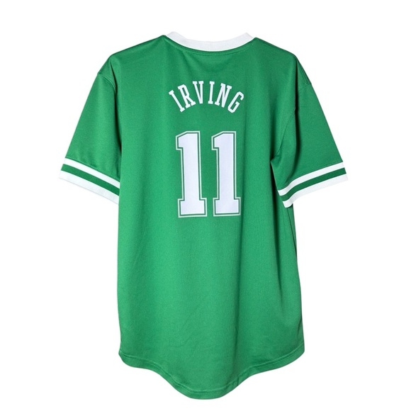 Boston Celtics Swingman Kyrie Irving #11 Jersey Green NBA Youth Size XL - Picture 2 of 5